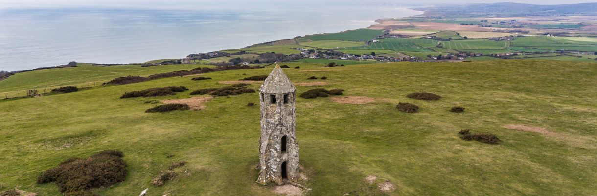 St Catherine's Oratory walk, Isle of Wight